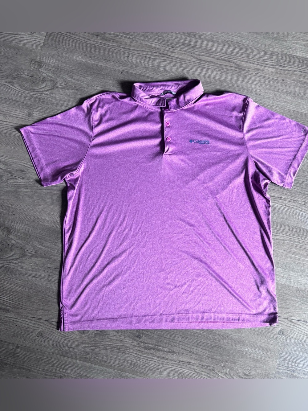 Columbia Men's Purple Performance Polo
